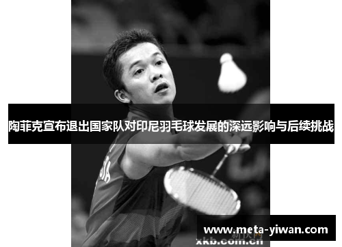 陶菲克宣布退出国家队对印尼羽毛球发展的深远影响与后续挑战
